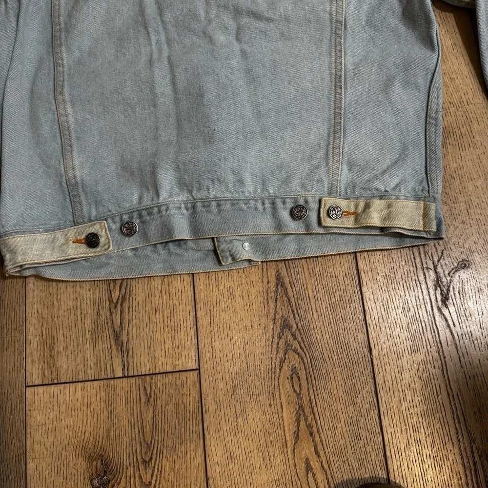 Vintage Workshop Authentic Collection cotton denim jean work jacket button up M.
